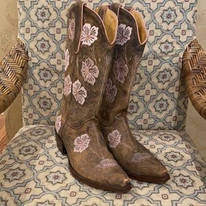 Western style boots